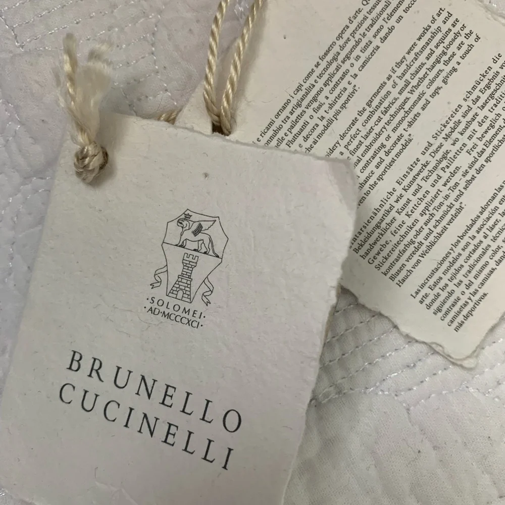 🔥🥰🔥🥰 Brunello Cucinelli one shoulder ivory gown size M - Picture 16 of 16